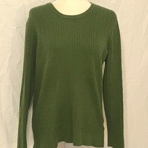 Soft Green Sweater ~ Size XL